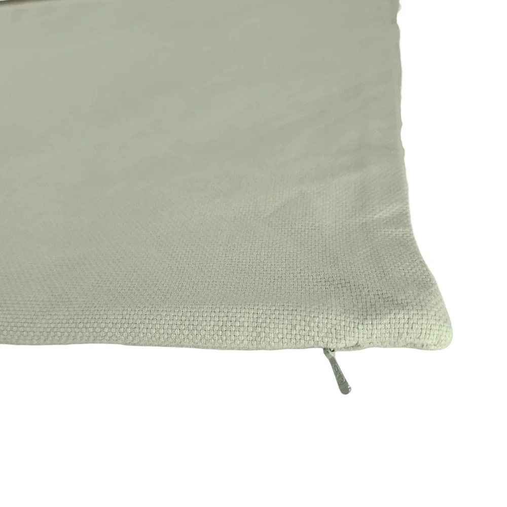 Pottery Barn Pillow Cover & Down‎ Insert 18x18 Beige Canvas 100% Cotton